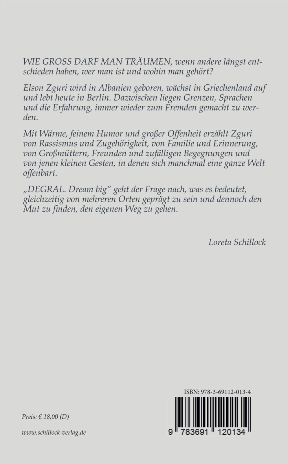 DEGRAL. Dream big. Elson Zguri Deutsch-Griechisch-Albanisch – Bild 2