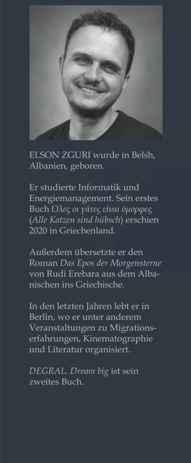 DEGRAL. Dream big. Elson Zguri Deutsch-Griechisch-Albanisch – Bild 3